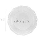 بشقاب 12گوش شفاف/شیری - Image 3