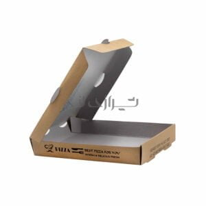 جعبه پیتزا کرافت چاپی مینی
