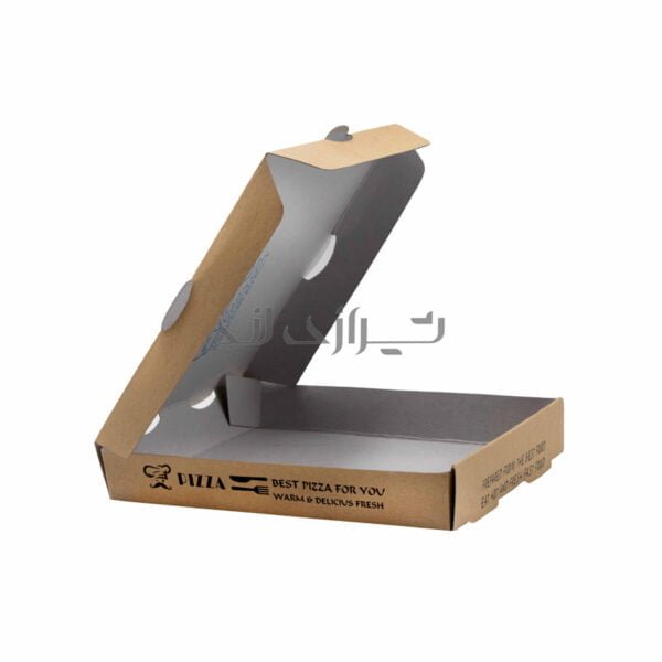 جعبه پیتزا کرافت چاپی مینی