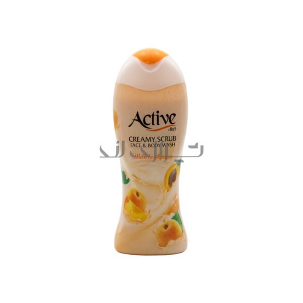 شامپو صورت و بدن اسکراب 400 گرمی اکتیو