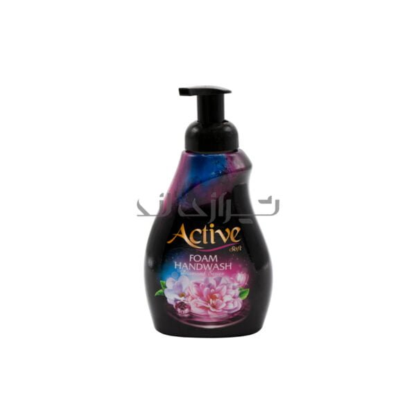 مایع دستشویی فوم 500 گرمی مشکی اکتیو