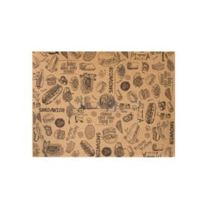 کاغذ کف سینی کرافت چاپی 35*25