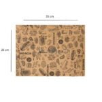 کاغذ کف سینی کرافت چاپی 35*25 - Image 2