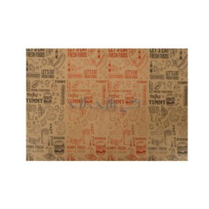 کاغذ کف سینی کرافت چاپی