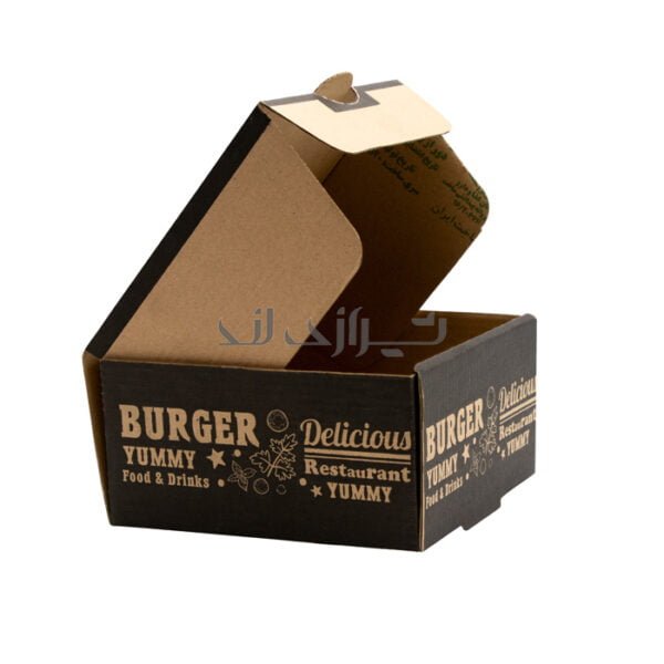 جعبه همبرگری ایفلوت چاپی