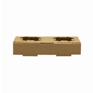 جعبه جا لیوانی 2 عددی خام