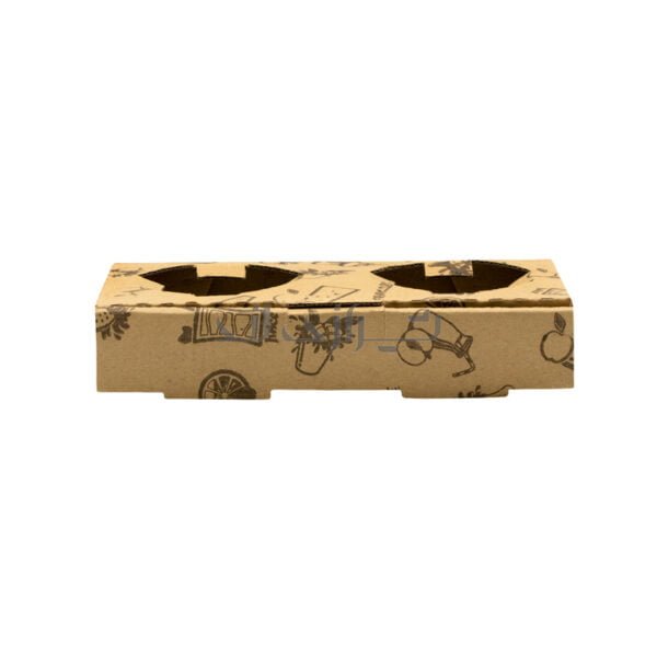 جعبه جا لیوانی 2 عددی چاپی