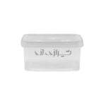 ظرف ماکروویو درب و بدنه شفاف "550"