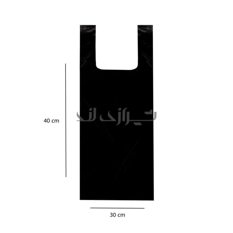 کیسه دسته دار مشکی 40*30