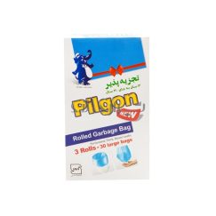 کیسه زباله سه رولی پیلگون آبی 85*70