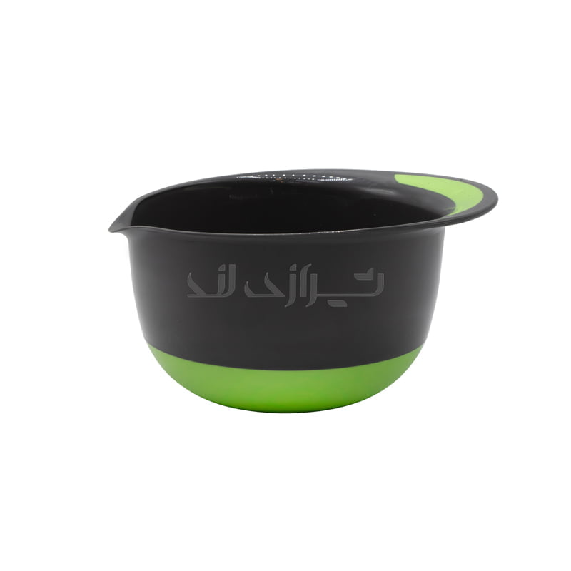 کاسه میکس متوسط سبز/زرد/آبی بدنه طوسی کلیز