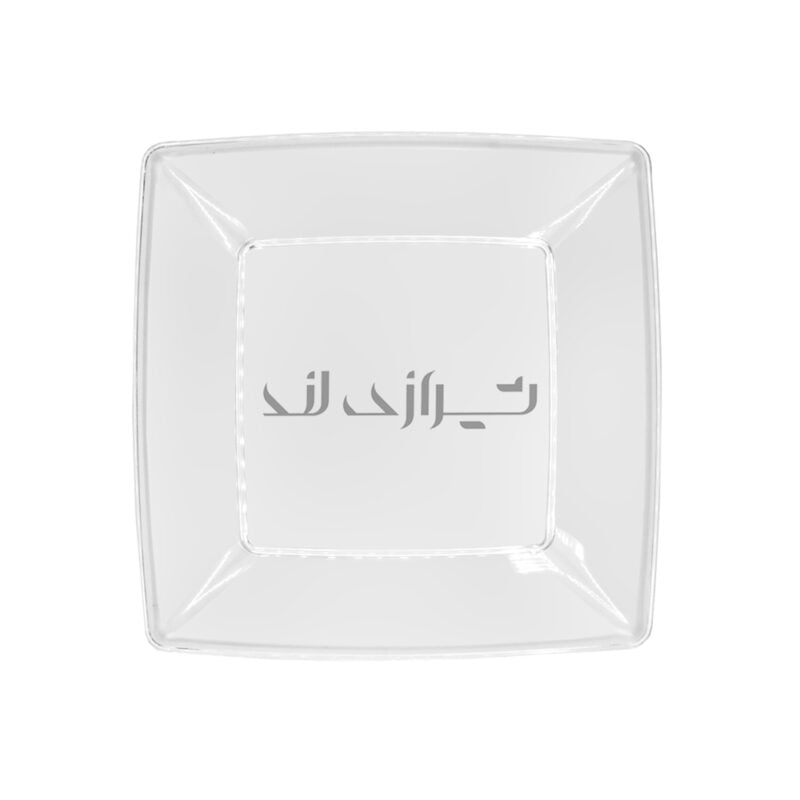 بشقاب "بزرگ" لوکس غذا کوشا شفاف