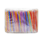 نی نوشابه تاشو کاوردار رنگی باکس 2500 عددی - Image 2