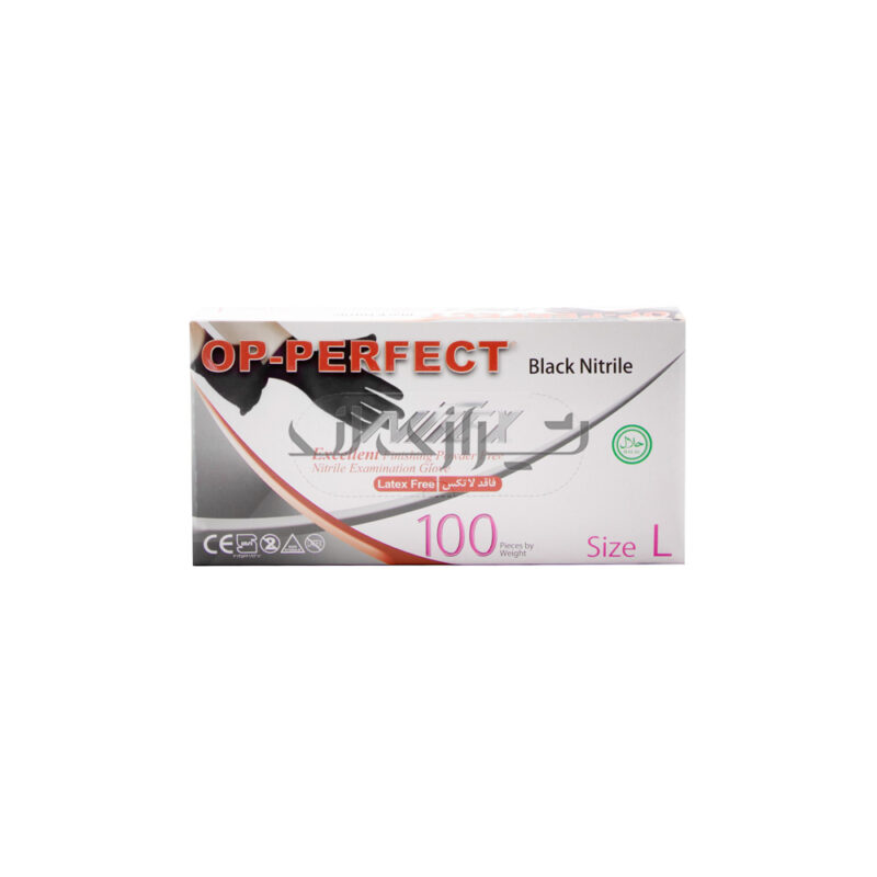 دستکش نیتریل مشکی