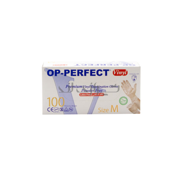 دستکش ونیل 100 تایی مدیوم