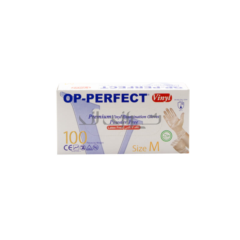 دستکش ونیل 100 تایی مدیوم