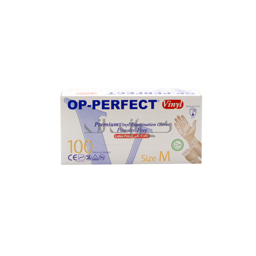 دستکش وینیل 100 تایی مدیوم دستکش ونیل 100 تایی مدیوم