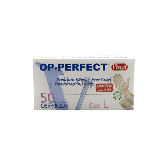 دستکش ونیل بزرگ 50 عددی