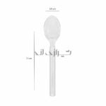 قاشق میلان شیشه ای پیکنیک (20 عددی)