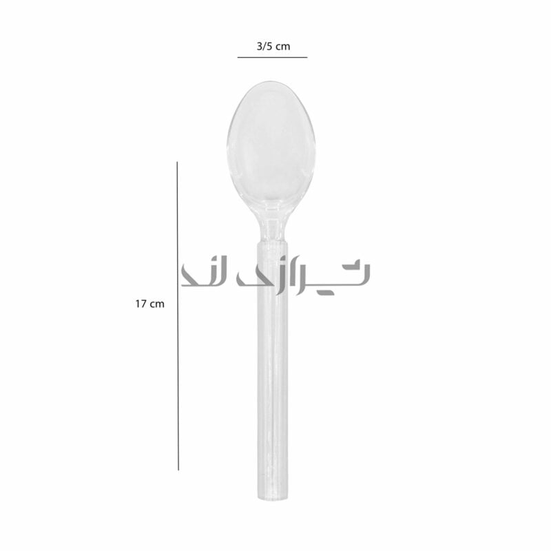 قاشق میلان شیشه ای پیکنیک (20 عددی)