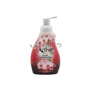 مایع دستشویی فوم اکتیو قرمز 500 گرمی